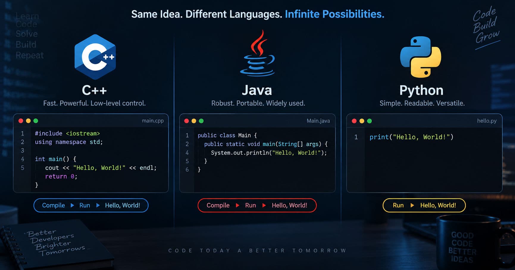 C++ vs Java vs Python: Which Language Should You Learn?