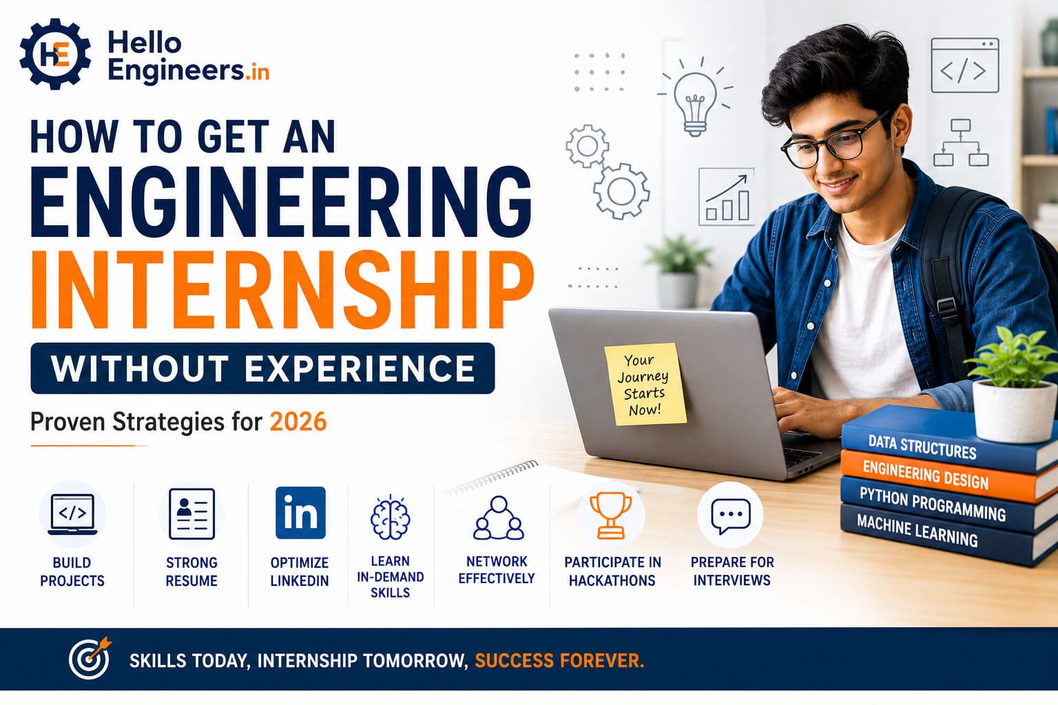 How Engineering Students Can Get Internships Without Experience in 2026 (Complete Guide)