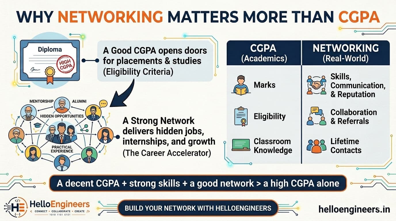 WHY NETWORKING MATTERS MORE THAN CGPA