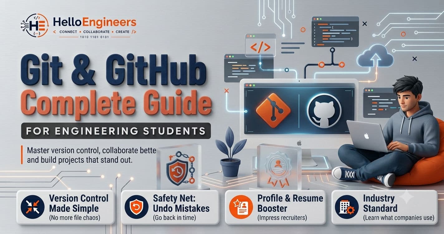 Git & GitHub Complete Guide for Engineering Students